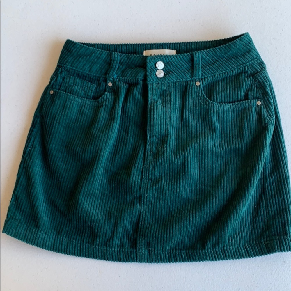 Green corduroy Pacsun skirt